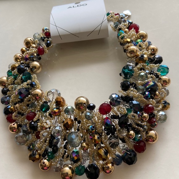 Aldo Jewelry - NWT Aldo Arvan Beaded Woven Necklace